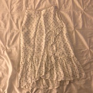 Polkadot H&M Midi Salsa Skirt